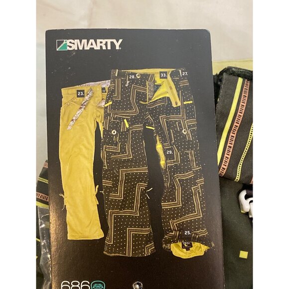NWT 686 Smarty Original Cargo Ski Pants Zig Zag W's S Removeable Liner Olive - Picture 8 of 16